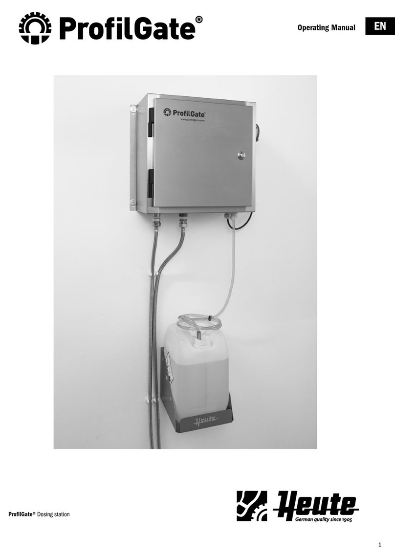 HEUTE ProfilGate Dosing station operating manual