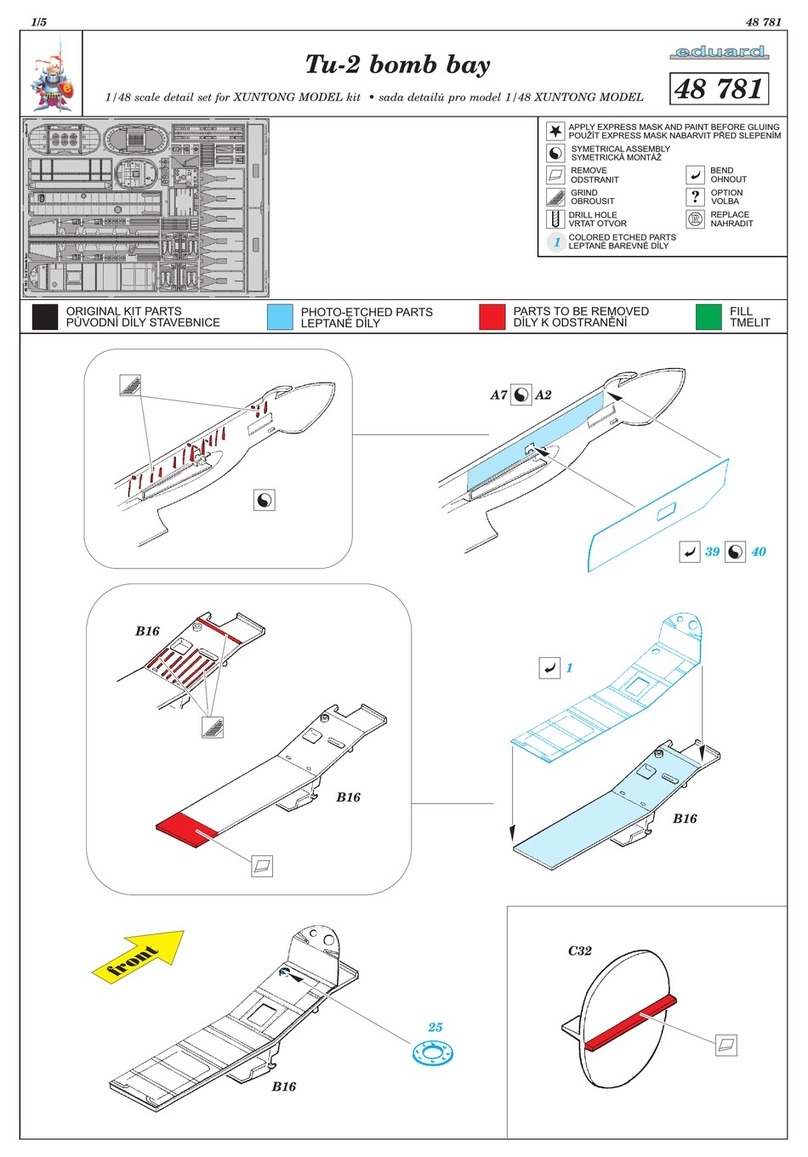 Eduard Tu-2 bomb bay quick start guide