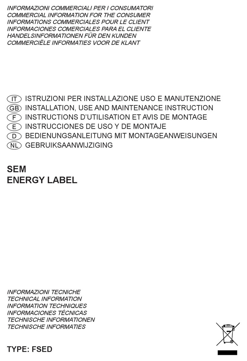 Dake FSED Installation, Use and Maintenance Instruction