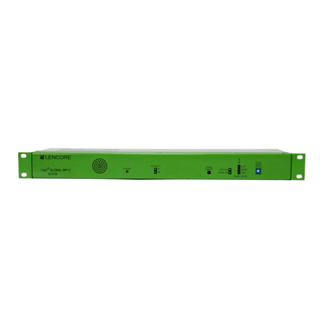 Lencore MPI-2 GLOBAL RACK UNIT User manual
