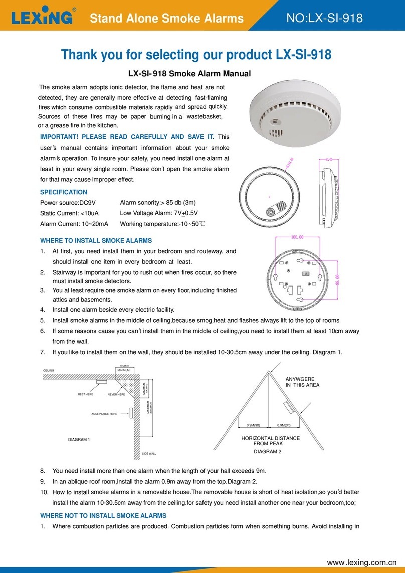 Lexing LX-SI-918 User manual