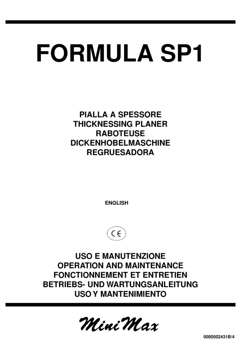 MiniMax FORMULA SP1 Operation and maintenance