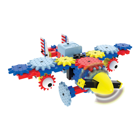 The Learning Journey Techno Gears Aero Trax Plane User manual