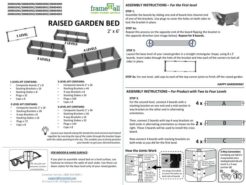 FRAME IT ALL 200001090 User manual