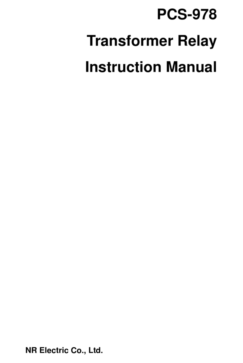 NR Electric PCS-978 instruction manual