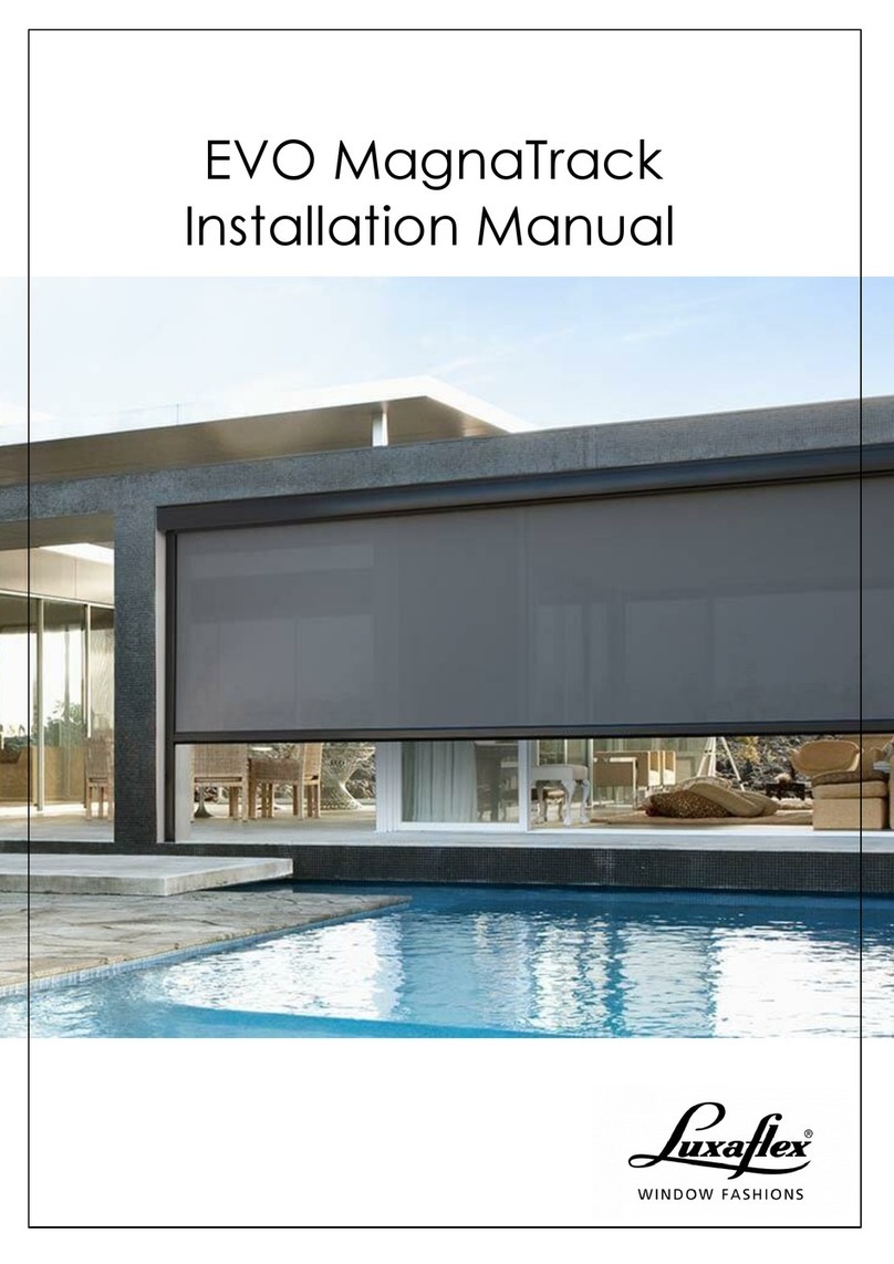 LuxaFlex EVO MagnaTrack User manual
