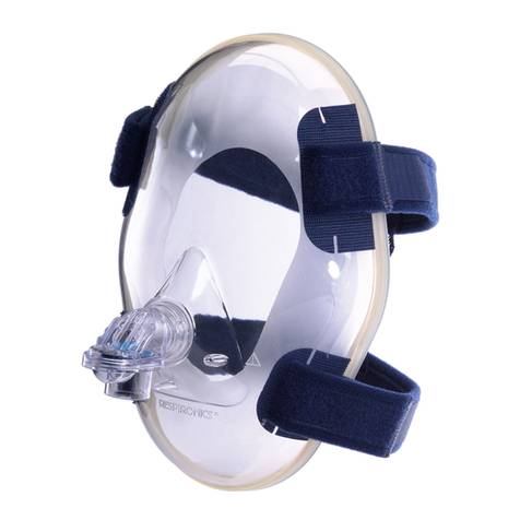 Respironics Total Face Mask Instructions for use