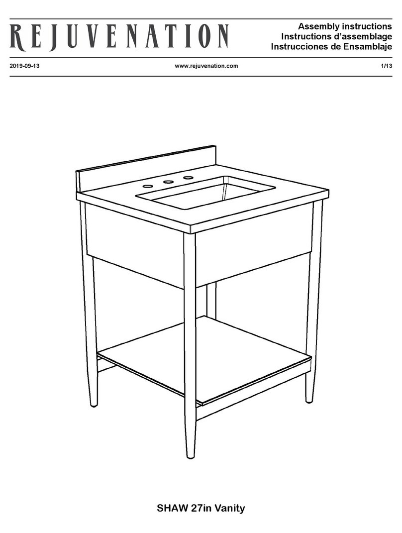 Rejuvenation SHAW C105949 Assembly instructions