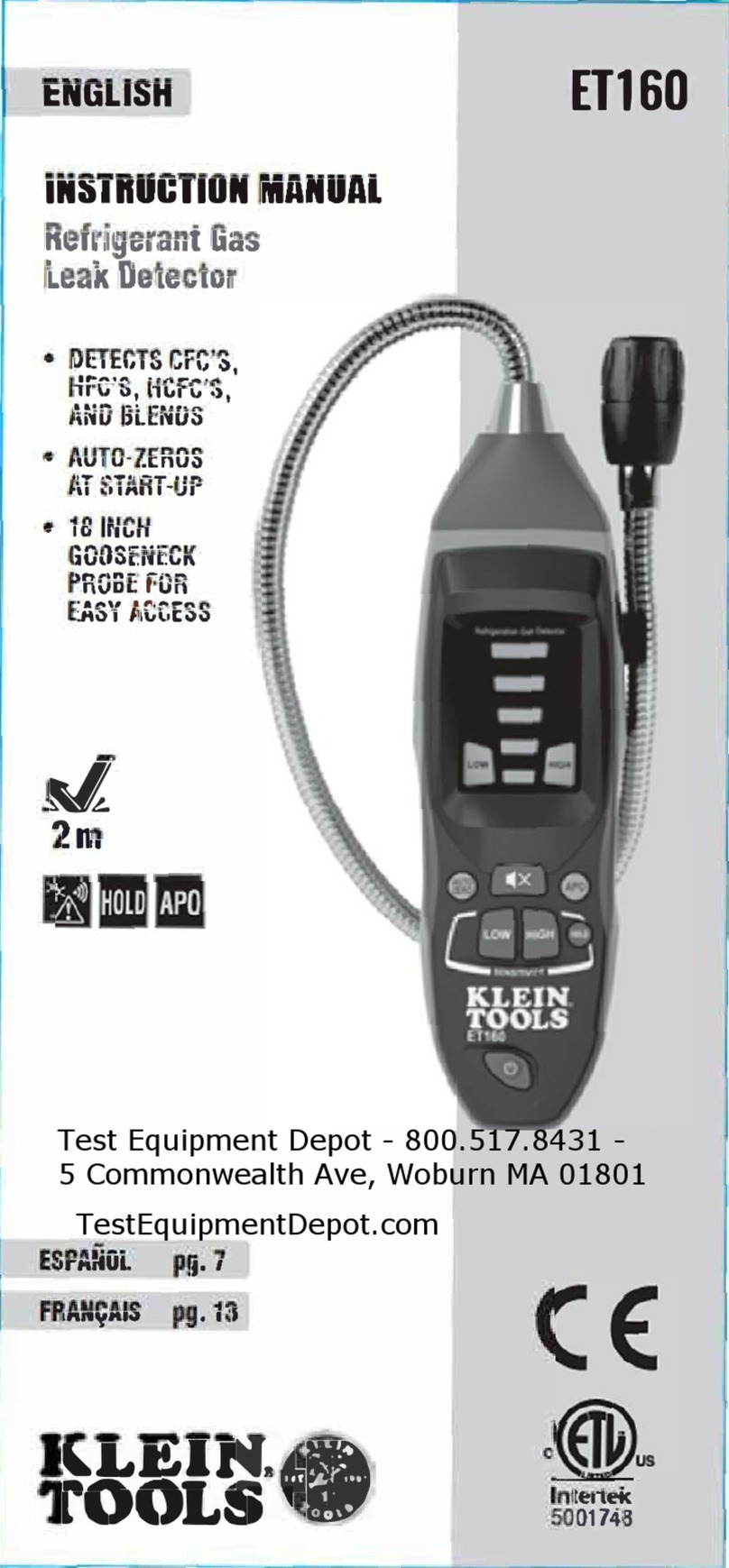 Klein Tools ET160 User manual