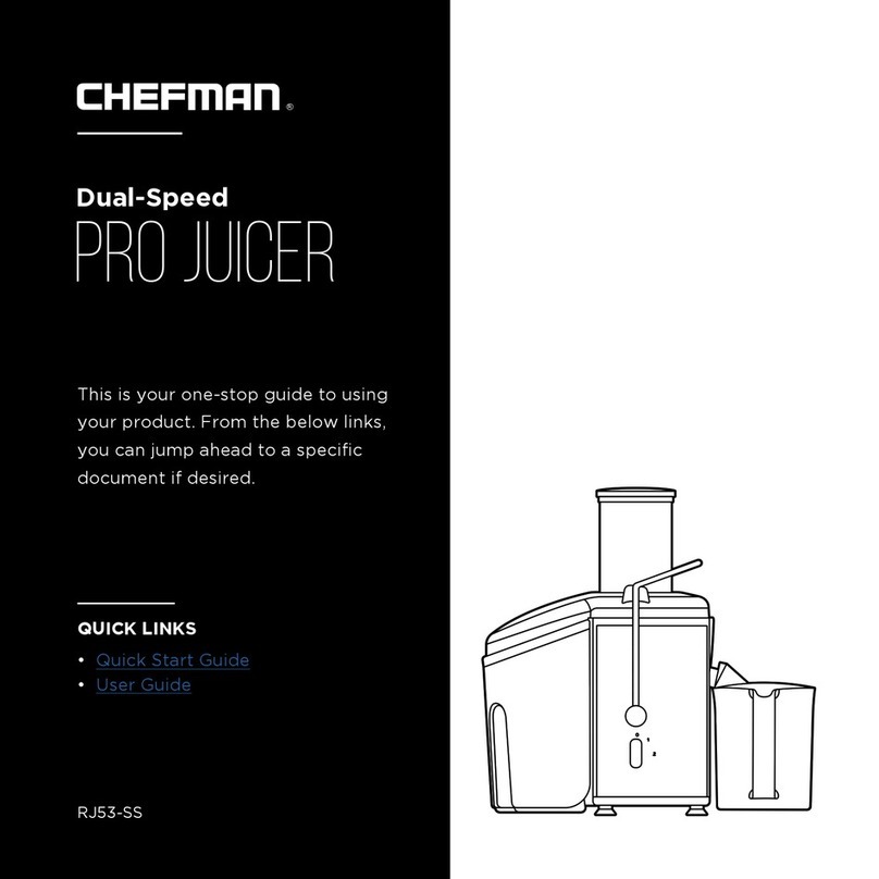 Chefman RJ53-SS User manual