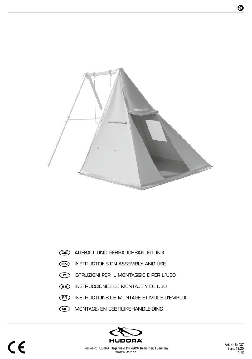 Hudora 64037 INSTRUCTIONS ON ASSEMBLY AND USE