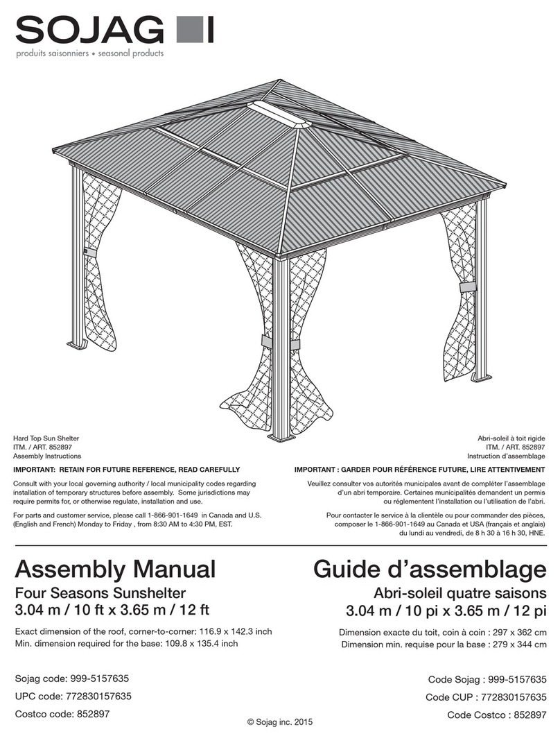 Sojag 852897 User manual