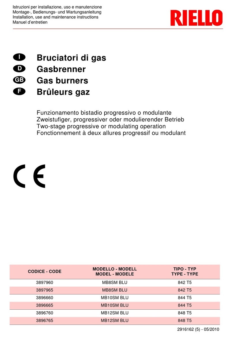 Riello MB8SM BLU Quick start guide