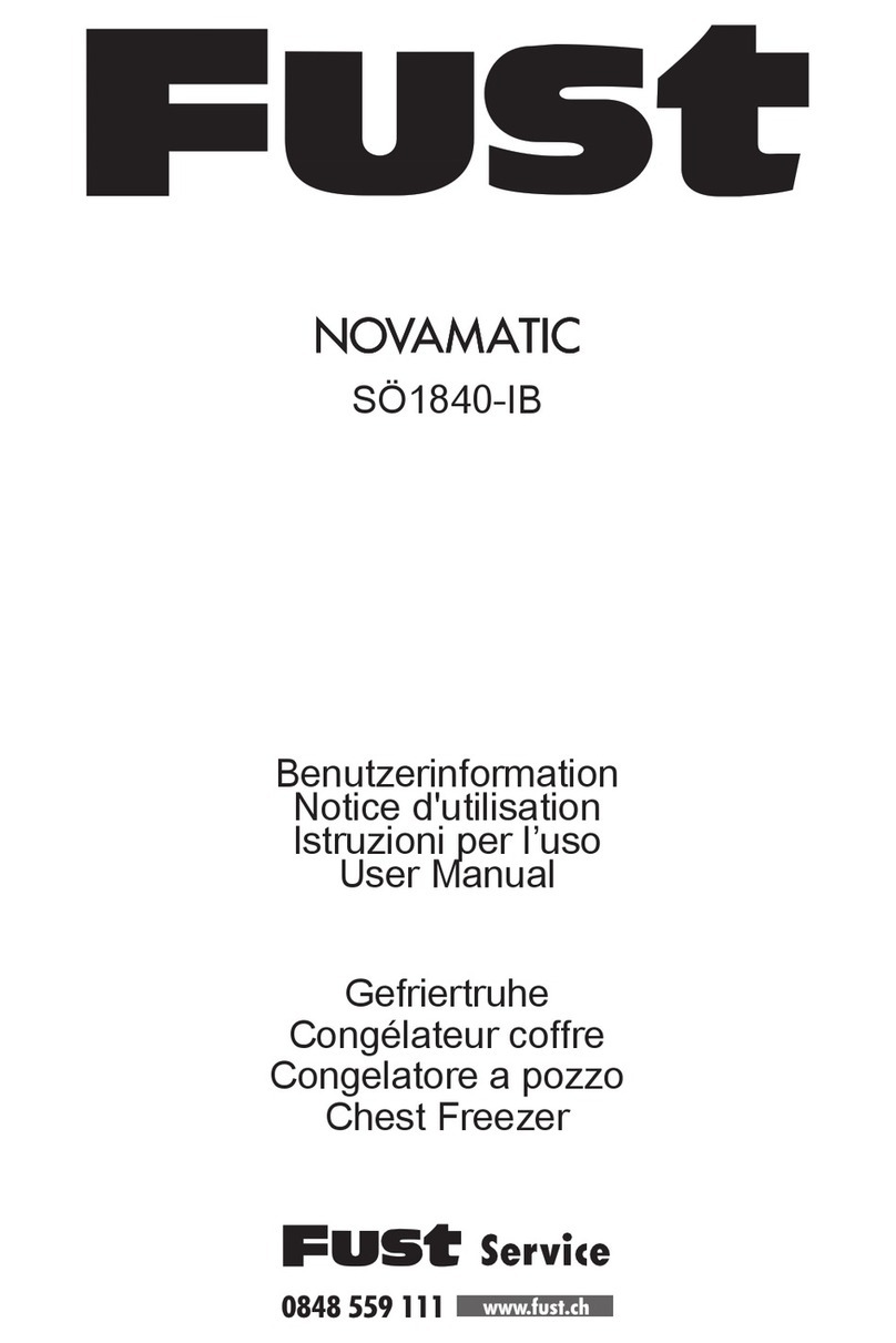 FUST NOVAMATIC SO1840-IB User manual