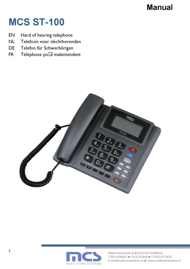MCS ST-100 manual