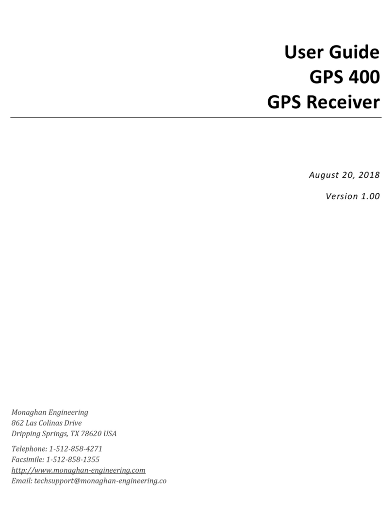 Monaghan GPS 400 user guide