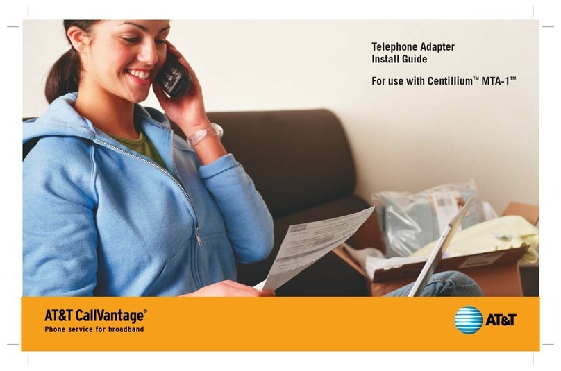 AT&T Centillium MTA-1 User manual