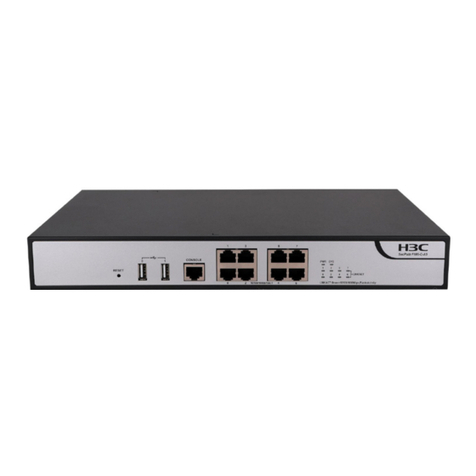 H3C SecPath F100-C-A-W User manual