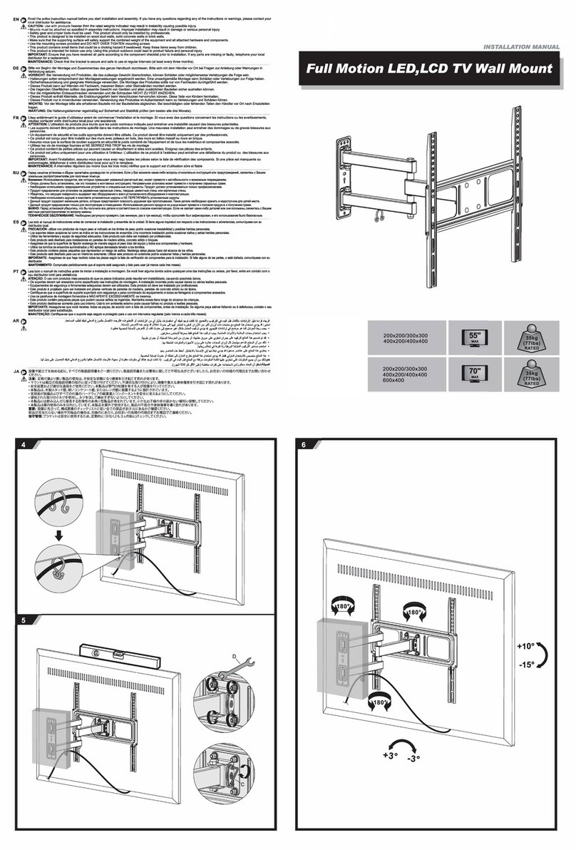 Mount-It! MI-3991B installation manual