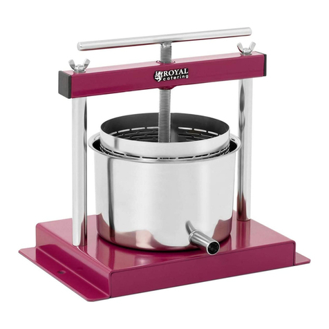 Royal Catering RCWP-3L user manual