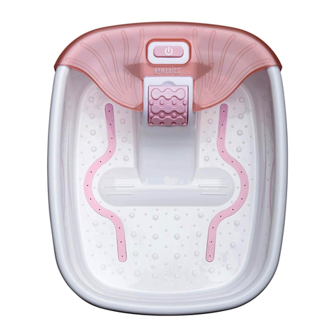 HoMedics BUBBLE BLISS FB-52J Instruction manual and warranty information HoMedics BUBBLE BLISS FB-52J Instruction manual and warranty information