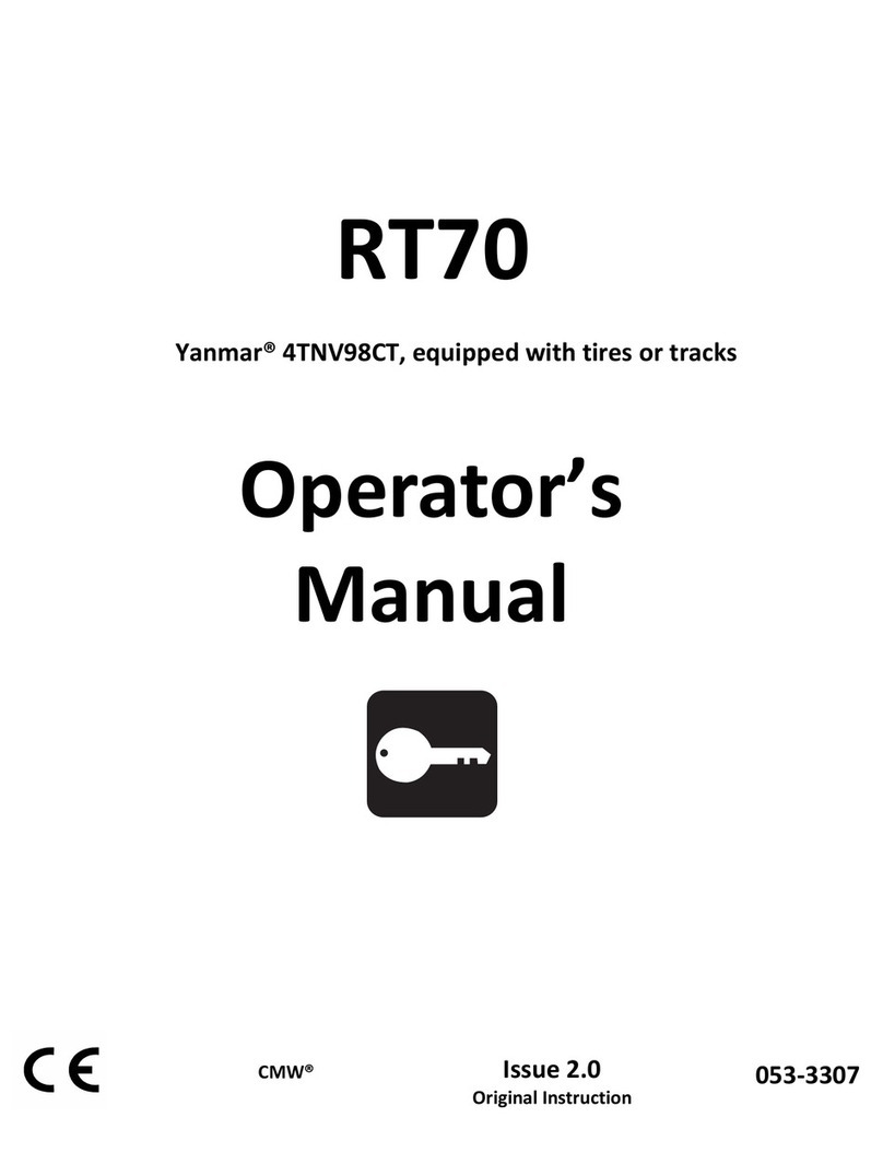 Yanmar RT70 Operator's manual