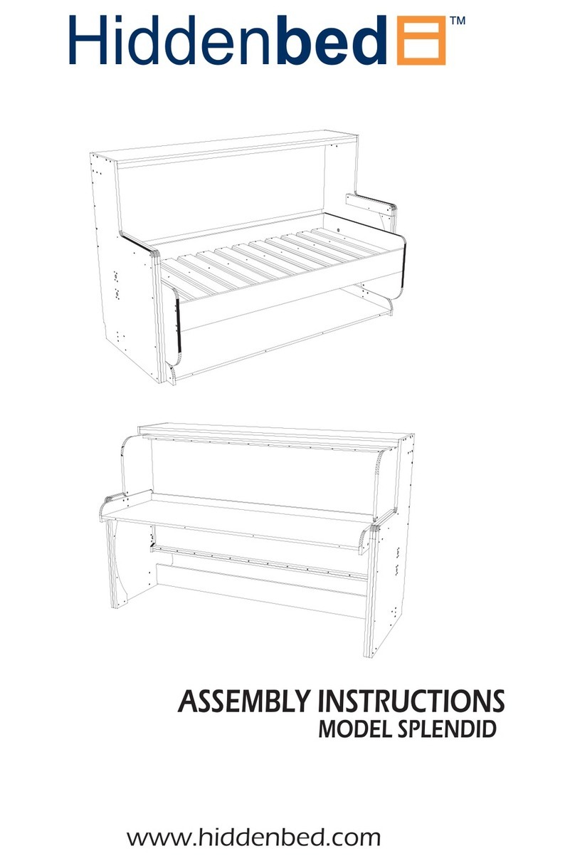 Hiddenbed SPLENDID Assembly instructions