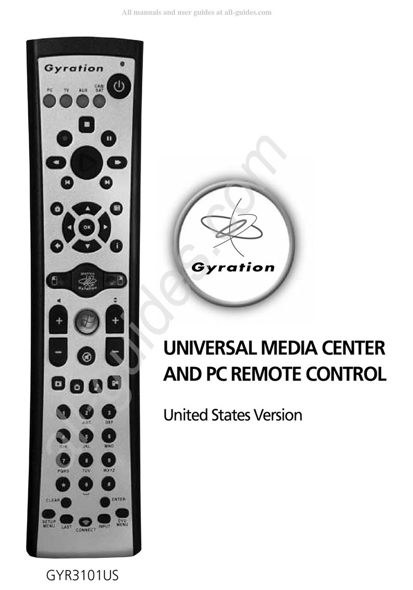 Gyration GYR3101US manual