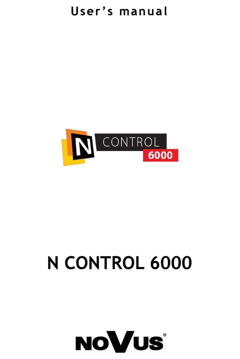 Novus N Control 6000 User manual