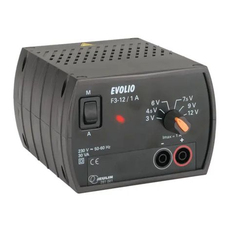 Jeulin EVOLIO F3-12 / 1A quick start guide