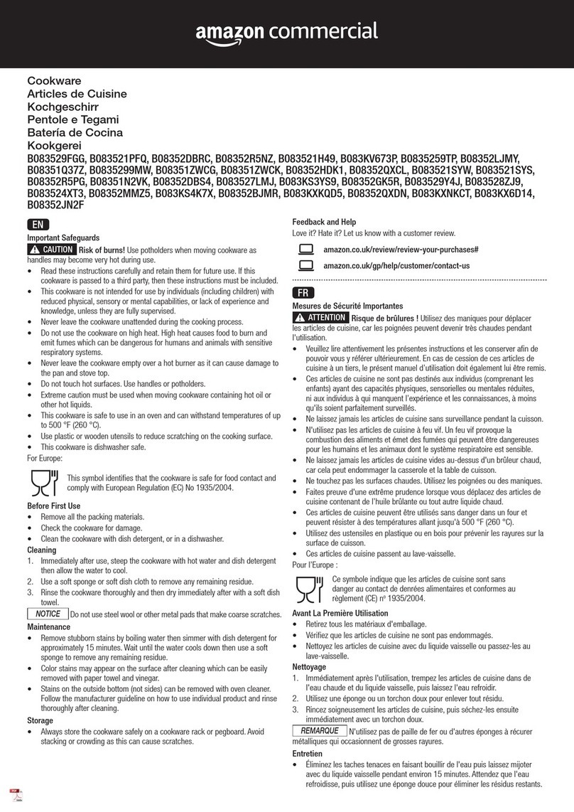 AMAZON COMMERCIAL B083529FGG quick start guide