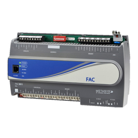 Johnson Controls FAC3611 installation guide Johnson Controls FAC3611 installation guide