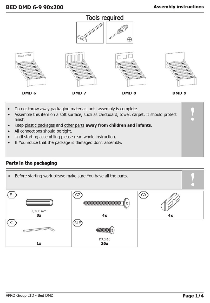 Apro Bed DMD Assembly instructions Apro Bed DMD Assembly instructions