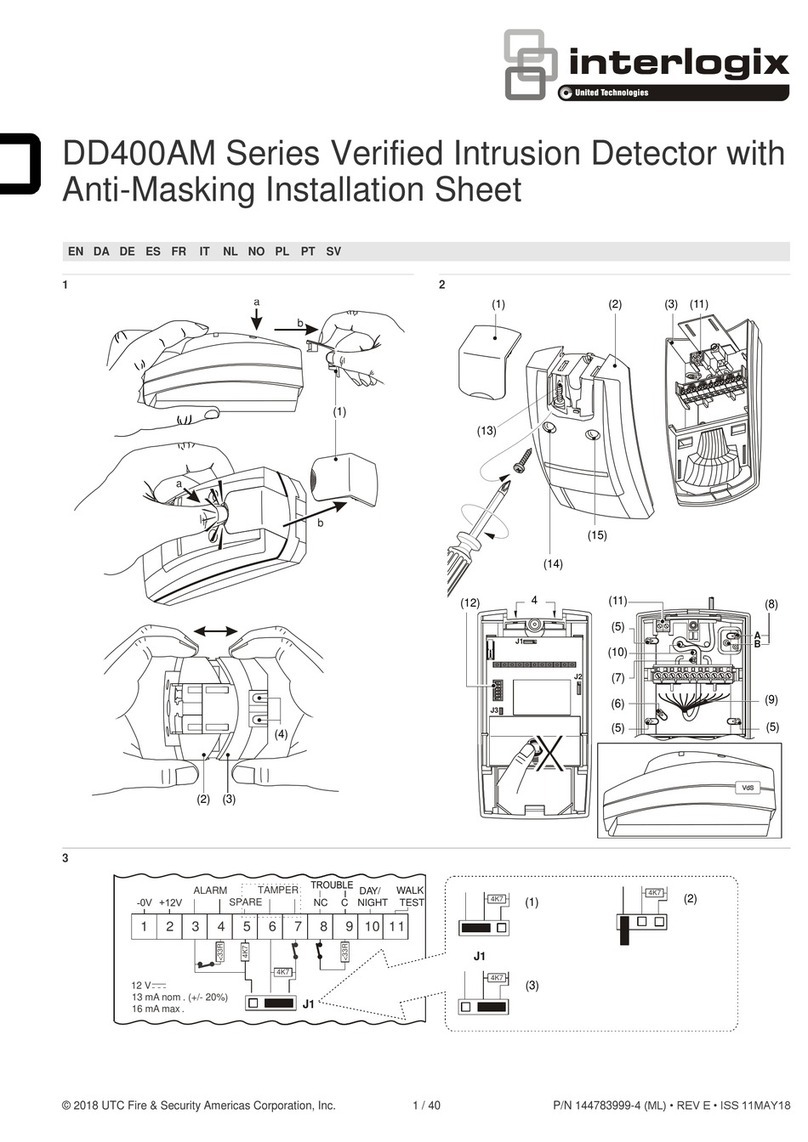 Interlogix DD400AM Series Assembly instructions