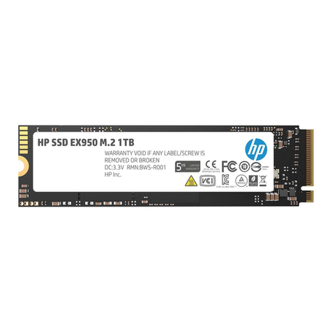 HP EX950 M.2 quick start guide
