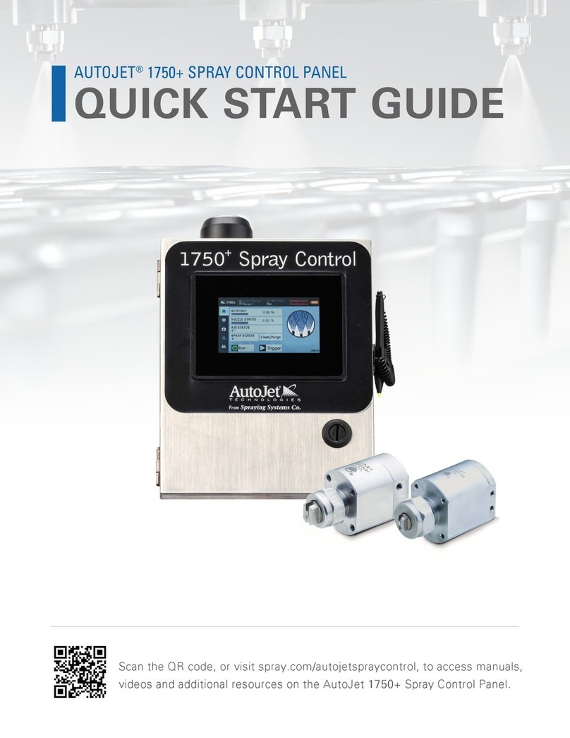 Spraying Systems AUTOJET 1750+ quick start guide