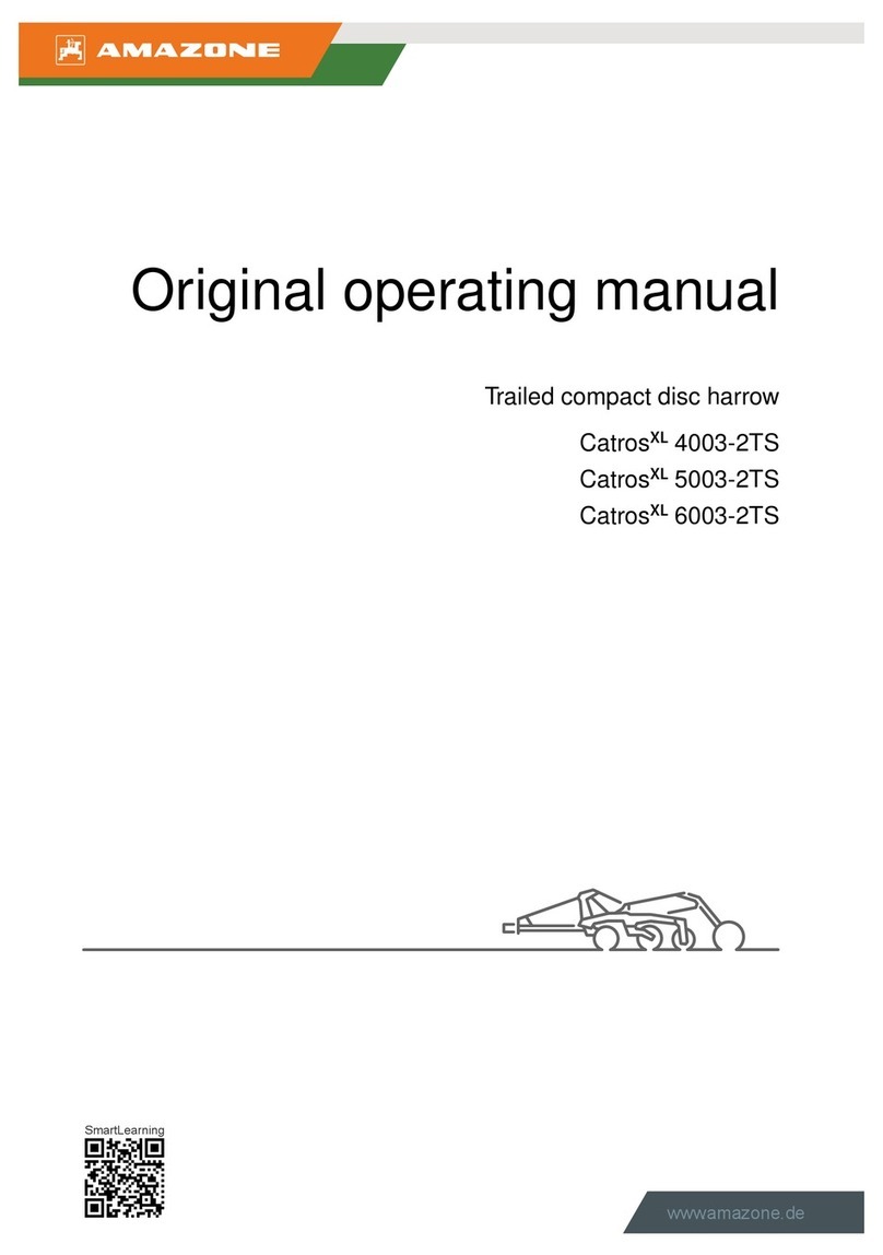 Amazone Catros 4003-2TS Installation instructions Amazone Catros 4003-2TS Installation instructions