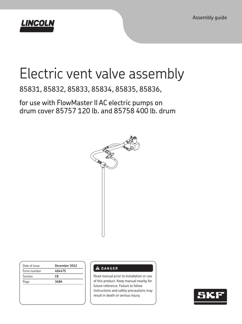 SKF LINCOLN 85831 User manual