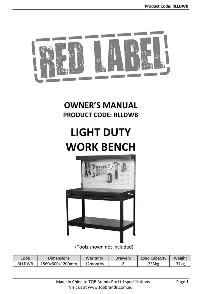 TQB RED LABEL RLLDWB owner's manual