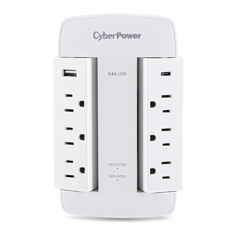 CyberPower CSP600WSURC5 User manual