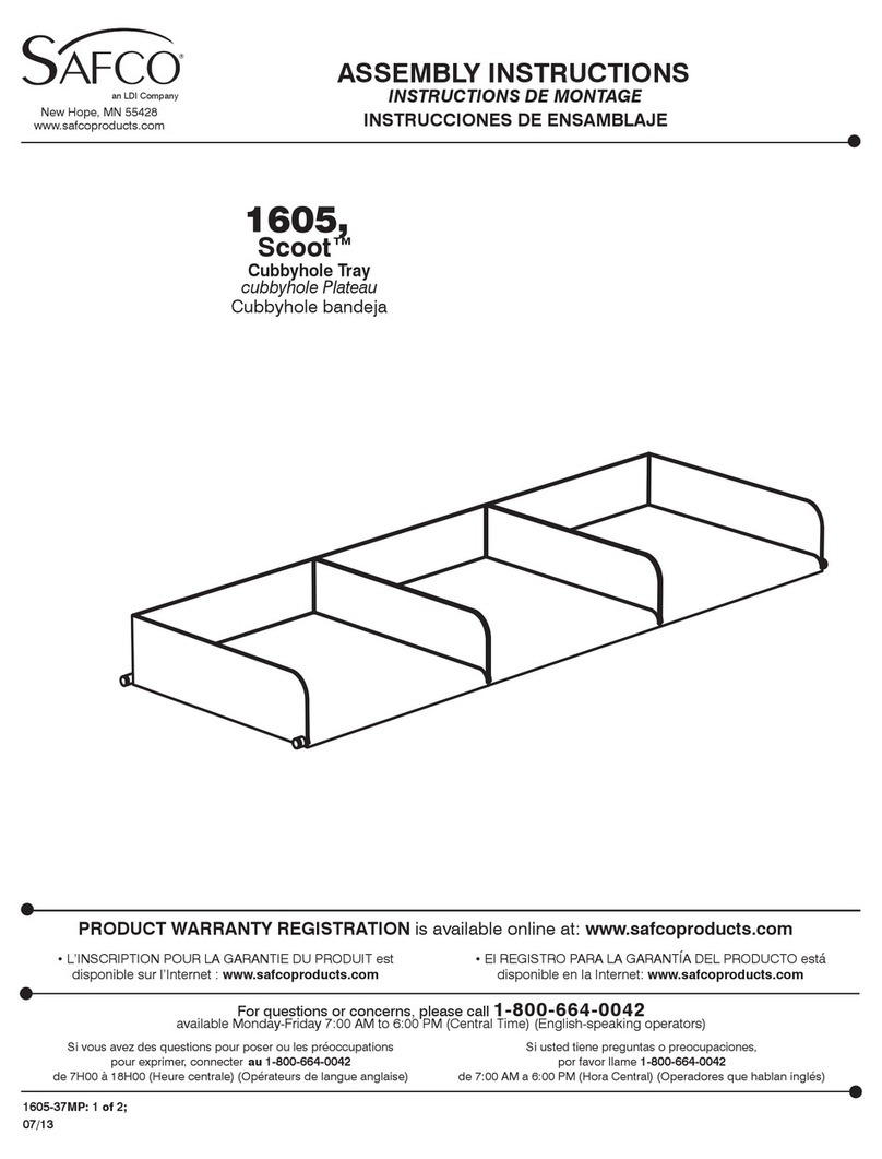 LDI Safco Scoot 1605 Assembly instructions LDI Safco Scoot 1605 Assembly instructions
