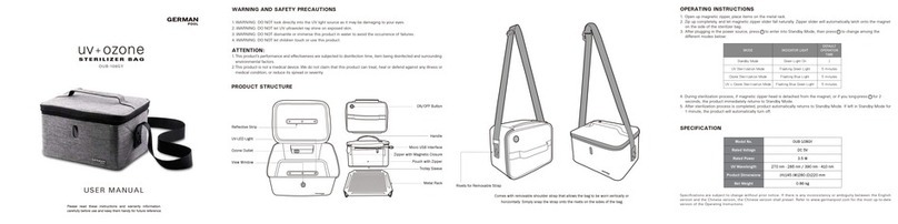 German pool OUB-108GY user manual