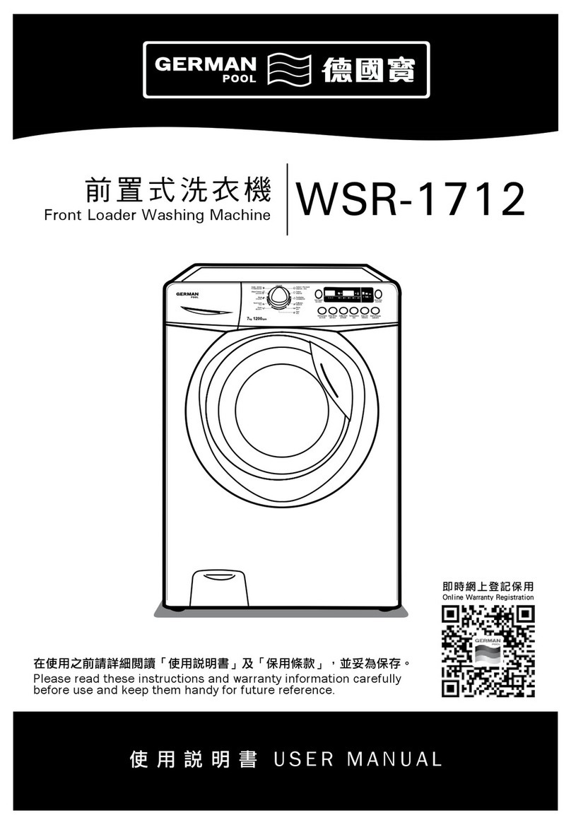 German pool WSR-1712 user manual