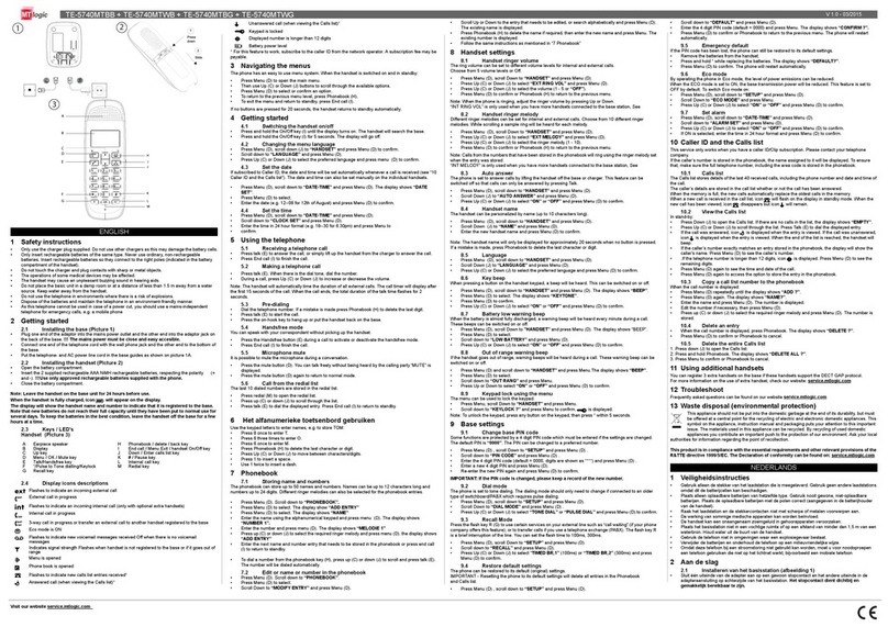 MT Logic TE-5740MTBB User manual