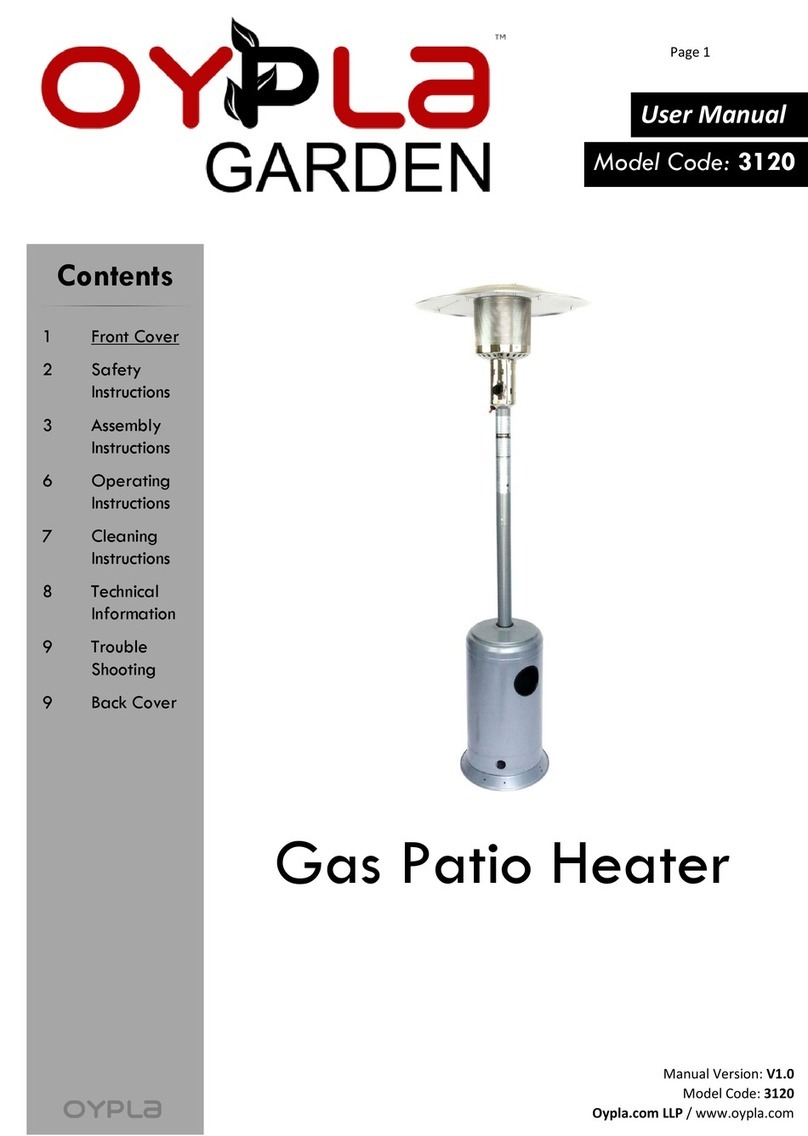 Oypla GARDEN 3120 user manual