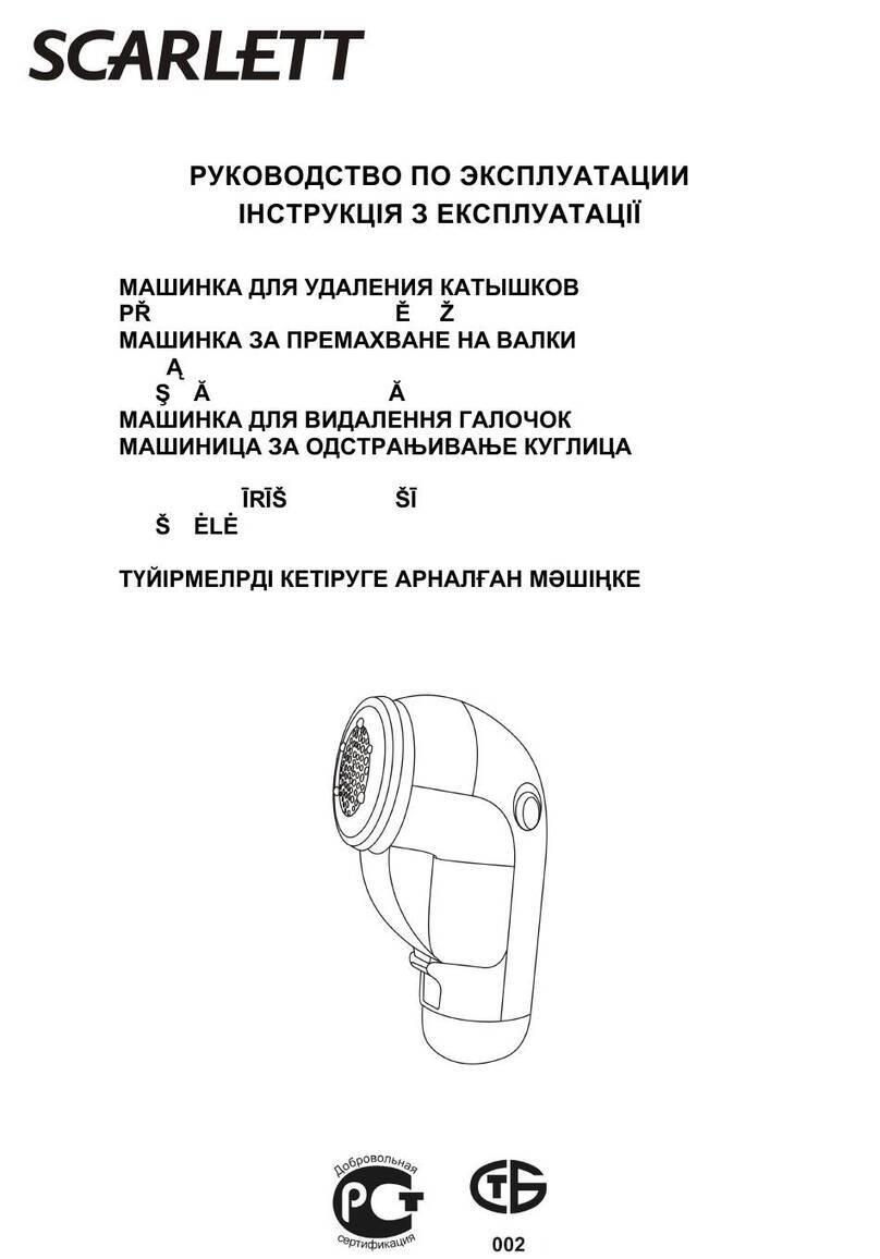 Scarlett SC-921 instruction manual