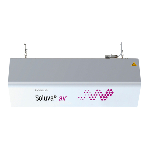 Heraeus Soluva Air M10 instructions