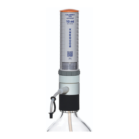 socorex CALIBREX universal 520 operating instructions