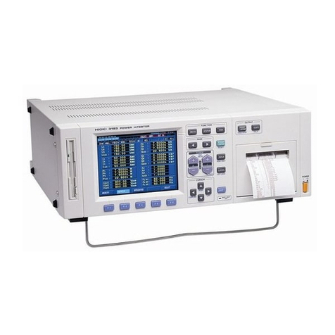 Hioki Power HiTester 3193 instruction manual