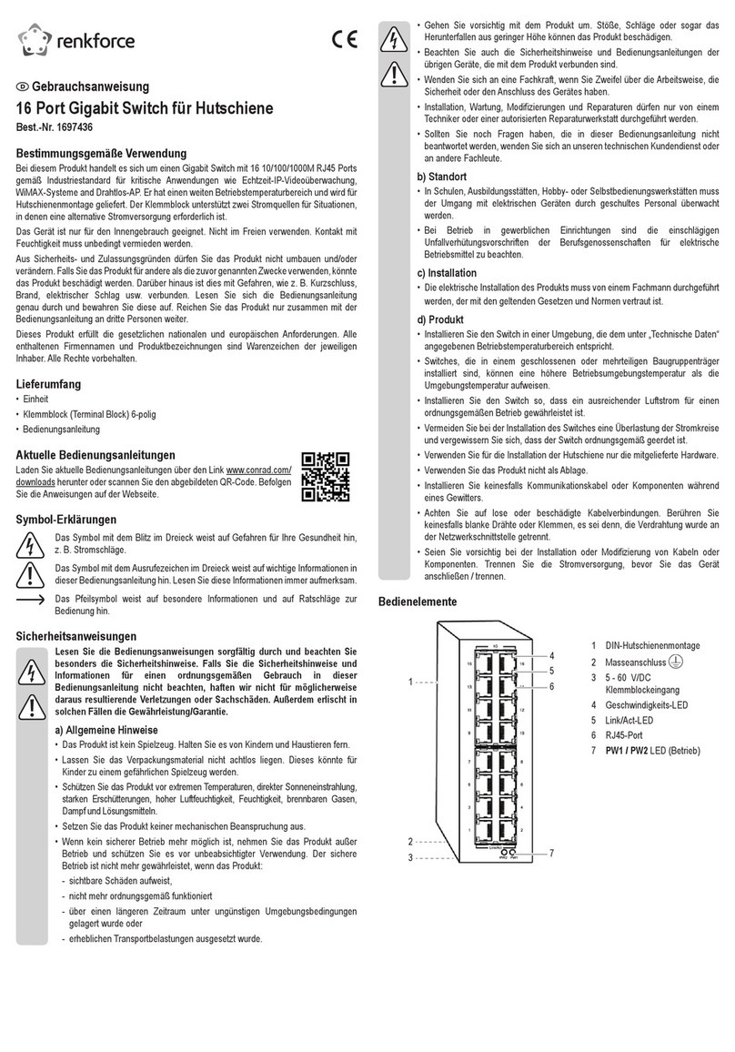 Renkforce 1697436 operating instructions